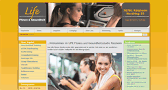 Desktop Screenshot of life-fitness-studio.de