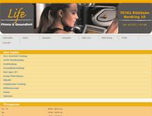 Tablet Screenshot of life-fitness-studio.de